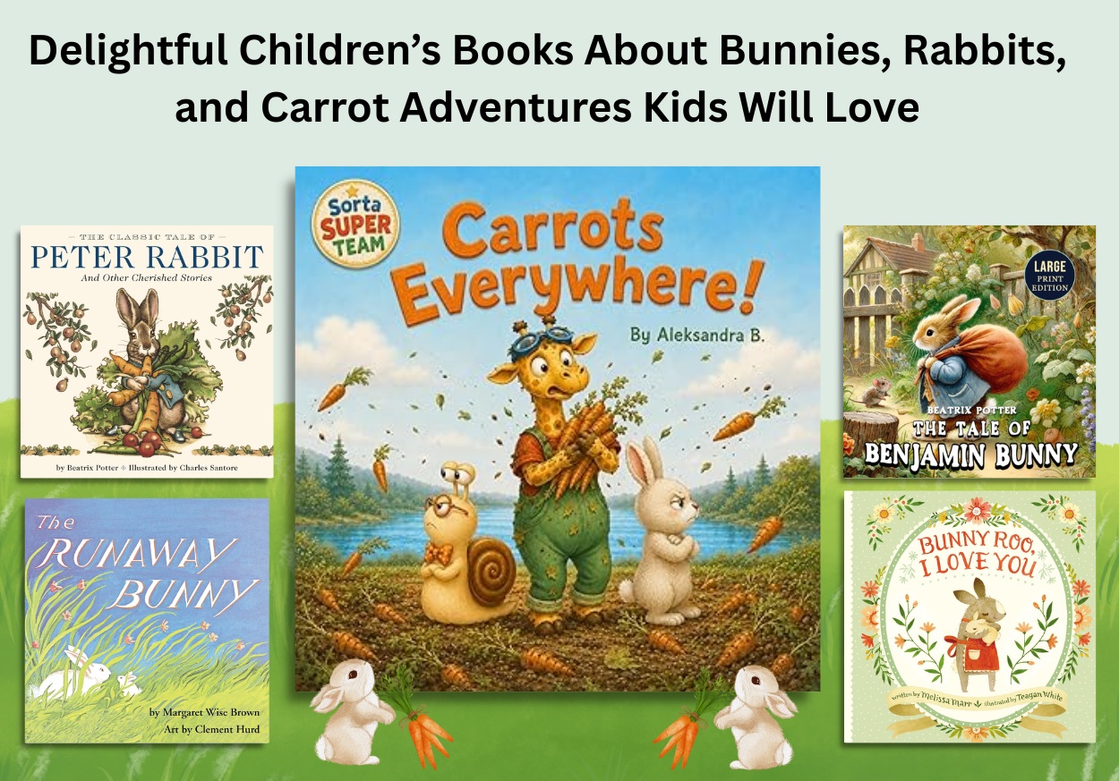 Delightful Children’s Books About Bunnies, Rabbits, and Carrot Adventures Kids Will Love